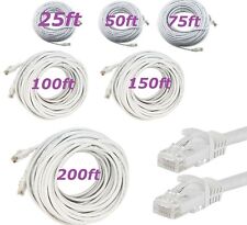 Cat 6 CAT6 Patch Cord Cable 500mhz Ethernet Internet Network LAN RJ45 UTP WHITE picture
