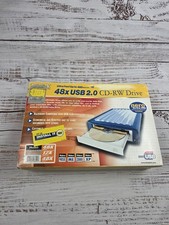 BUSlink 48x USB 2.0 CD-RW Drive Model UII-RW48E Rewritable New Open Box picture