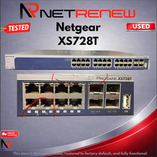 NETGEAR XS728T 24Port 10G 4x SFP+Gigabit Ethernet Smart Switch *Cosmetic Damaged picture
