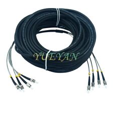 300M Field Outdoor ST-ST 4 Strand 9/125 Single Mode Fiber Patch Cord DHL Free picture
