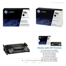 2xPack Genuine HP 58X High Yield Toner Cartridges  LaserJet Pro M404dn M428fdw picture