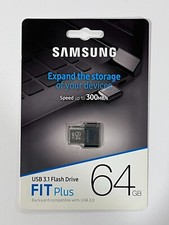 New Samsung FIT Plus 64GB USB 3.1 Flash Drive MUF-64AB/AM picture