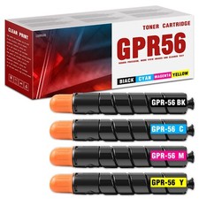 Full Set GPR-56 Black Cyan Yellow Magenta Toner Cartridge Set for Canon C7570  picture