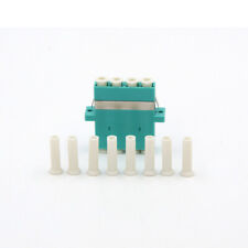 200pcs LC Quad Adapter LC OM3 4 core Fiber Optic Adapter LC Coupler With Flange picture