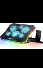 TopMate C12 Laptop Cooling Pad RGB Gaming Notebook Cooler for Desk and Lap Us... picture