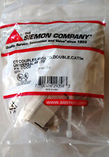 SIEMON CT-C5-C5-02 CAT 5e ANGLED, DOUBLE COUPLER- UPC: 700416293583 WHITE picture