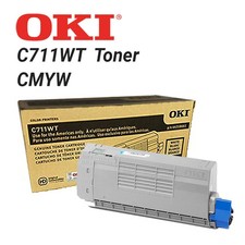 OKI C711WT Toner - CMYW picture