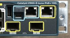 Cisco Catalyst WS-C2960S-48FPD-L 48 Port POE+ Gigabit Network Switch picture