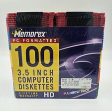 Vintage Memorex 100 Pack Color 3.5