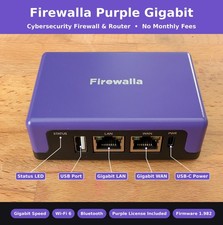 Firewalla Purple Gigabit Smart Firewall Router VPN Server w/ Parental Controls picture