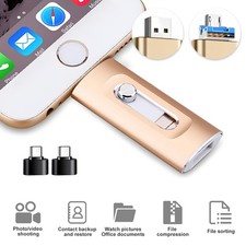 4in1 Flash Drive High Speed USB Memory Storage Photo Stick for iPhone Androind picture