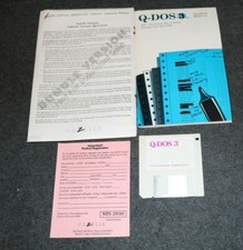 Q-DOS 3 vintage Gazelle Systems Computer Software NOS picture