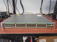Cisco WS-C2960S-48LPS-L 48 Port Switch Tested and Reset #73 picture