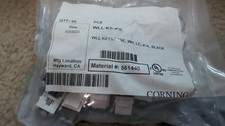 Corning WLL-KS-K9 KEYSTONE ,WH ,LC K-K, BLACK PACK OF 25 picture