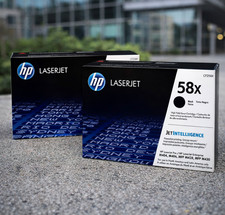 HP 58X Lot of 2 Black High Yield Toner ( CF 258X) Sealed Box ✅ picture