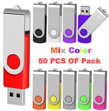 50PCS Pack Mix Color UDisk 1GB-1TB USB2.0 Flash Drive Memory Thumb Stick Storage picture