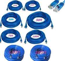CAT5 CAT5 RJ45 Ethernet LAN Network Patch Cable For PS XBox Internet Router Blue picture