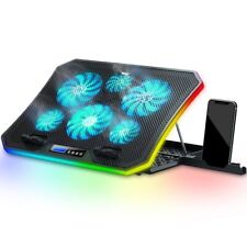 TopMate C12 Laptop Cooling Pad RGB Gaming Laptop Cooler Fans for 11