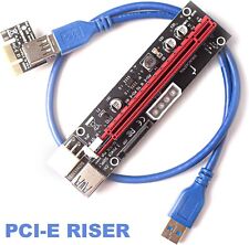 Dracaena PCIE Riser Adapter Card for GPU Crypto Mining 16X to 1X LED Status picture