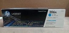 HP 206A W2111A M255 M283 Cyan Toner Cartridge - GENUINE picture