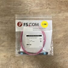 FS 12FMTPOM4-1M 12-Fiber MTP/MPO Female OM4 Multimode Patch Cable picture