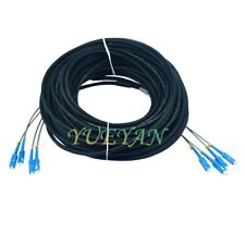 300M Field Outdoor Fiber Cable SC-SC 4 Strand 9/125 Single Mode Fiber Patch Cord picture