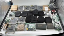 Lot of 30 Jabra Plantronics HP Epos Headsets Evolve2 Speak Blackwire Untested picture