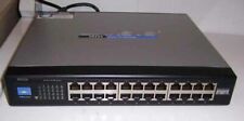 Cisco Linksys SR224 ver. 2.0 10/100 Network Switch 24 Port Clean Office Pull SAV picture