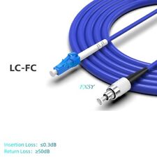 2Pcs 1m 2m 3m 5m 10m 15m FC/UPC to LC/UPC SM OS2 Armored Fiber Optic Patch Cord picture