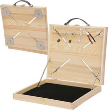 Magnetic Laptop Stand, Up to 50 Pounds Portable Magnetic Workstation Case, Hands picture