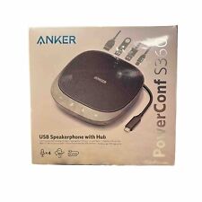 NIB-Anker PowerConf S360 USB Speakerphone with Hub A3307 New Sealed Retail picture