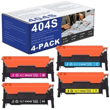 4 Pack 404S Toner Cartridge Replacement for Samsung CLT-404S picture