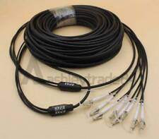 TPU Cable 100M Outdoor LC MM Fiber Optic Patch Cord Waterproof 4 cores Armored  picture