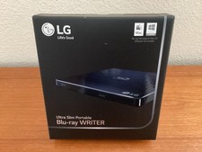 LG ELECTRONICS BDXL BluRay Drive External Slim BLACK WP50NB40 New FACTORY SEALED picture