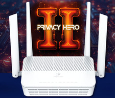 Privacy Hero 2 WiFi VPN Router | Streaming, Ad Block, Cloud | Includes 1 YR VPN picture