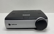InFocus IN34 DLP Projector Power On Tested As-Is Missing Remote and Power Cord picture