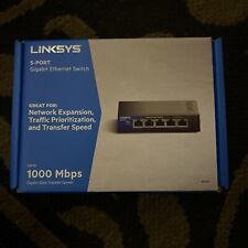 Linksys SE3005 5 Port Gigabit Ethernet Switch 1000 Mbps Open Box picture