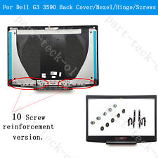 LCD Back Cover Blue Logo 0747KP Front Bezel Hinges 10 Screws For Dell G3 15 3590 picture