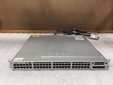 Cisco Catalyst WS-C3850-48U-S V06 48-Port Gigabit Switch, w/NO PSU -TESTED/RESET picture