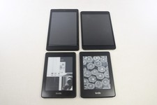 LOT OF 4 APPLE iPAD & AMAZON KINDLE/FIRE DEVICES — FOR PARTS OR NOT WORKING picture