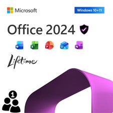 Microsoft Office 2024 Lifetime Perpetual, Windows PC 1-Device Physical Box picture