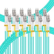 - 6 Pack 2M/7ft LC to LC Fiber Patch Cable OM4 Multimode picture