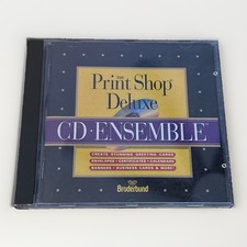 Broderbund The Print Shop Deluxe CD ENSEMBLE Windows CD-ROM In Box picture