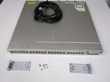 Cisco Catalyst 3850 48 PoE+ WS-C3850-48P-L V04 Switch w/ C3850-NM-4-1G 715WAC picture