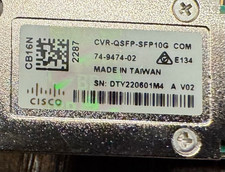 Cisco CVR-QSFP-SFP10G QSFP to SFP+ Adapter Module 74-9474-02 Lot of 5 picture
