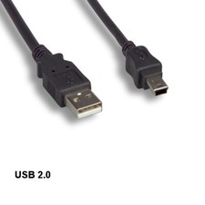 Kentek 6' USB 2.0 Type A to Mini B 5Pin Cable for PS3 Controller Camera PDA MP3 picture