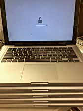 A Lot Of 5 Apple MacBook Pro Model A1278 4GB No HD with EFI password  on  AS IS picture
