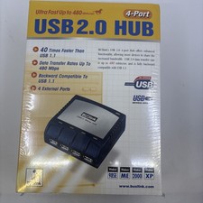Vintage BUSlink USB 4-Port USB 2.0 HUB “Certified HI-SPEED USB” NEW • SEALED picture