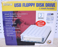 Nice Clean BUSlink USB Floppy Disk Drive 1.44mb - Win 95/98/2000 & Mac OS - 3.5” picture