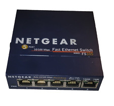 Netgear FS105 v2 Prosafe 5 Port 10/100 Fast Ethernet Switch Only NO AC ADAPTER picture